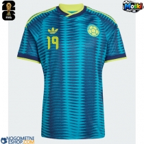 Moški Nogometni dresi Kolumbija Rafael Santos Borre #19 Gostujoči SP 2026 Kratek Rokav